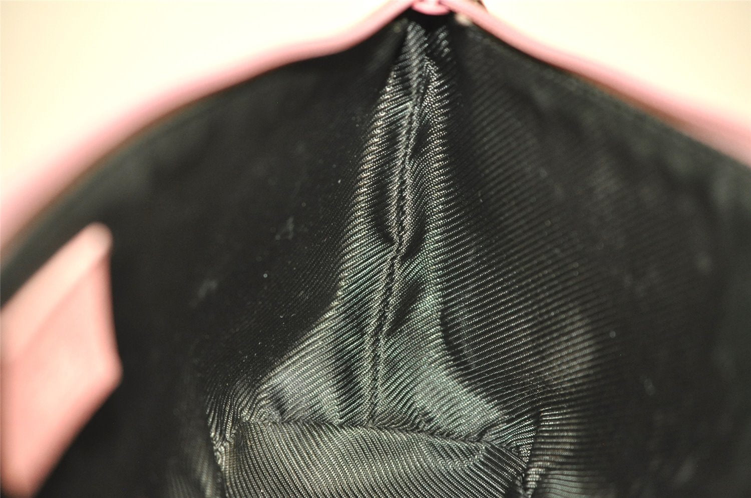 Authentic GUCCI Vintage Hand Bag Pouch Purse GG Canvas Leather 07198 Brown 1642J