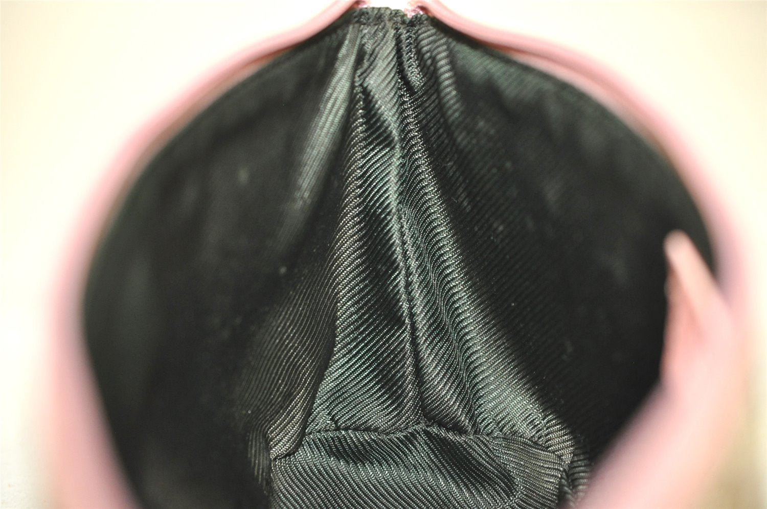 Authentic GUCCI Vintage Hand Bag Pouch Purse GG Canvas Leather 07198 Brown 1642J