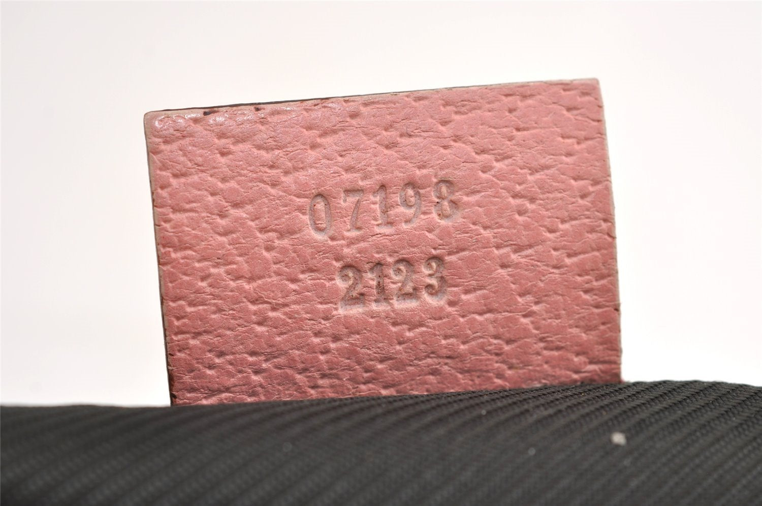 Authentic GUCCI Vintage Hand Bag Pouch Purse GG Canvas Leather 07198 Brown 1642J