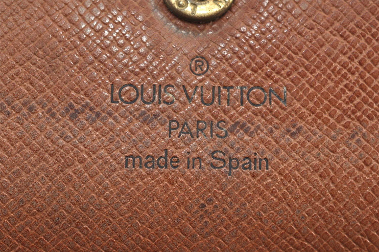 Auth Louis Vuitton Monogram Pochette Porte Monnaie Credit Wallet M61725 LV 1642K