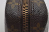 Auth Louis Vuitton Monogram Trousse Toilette 23 Clutch Hand Bag Old Model 1643I