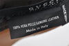 Authentic GUCCI Vintage Sun Visor Leather Nylon Size M Brown 1645K