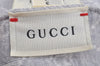 Authentic GUCCI Vintage Beanie Knit Cap For Baby GG Wool Size S White Gray 1646K