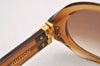 Authentic Louis Vuitton Soupcon Sunglasses Glitter Plastic Brown Z0094E LV 1647J