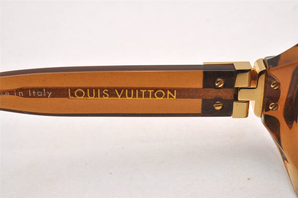 Authentic Louis Vuitton Soupcon Sunglasses Glitter Plastic Brown Z0094E LV 1647J