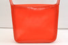 Authentic GUCCI Vintage Shoulder Hand Bag Purse Enamel Orange Junk 1647K
