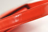 Authentic GUCCI Vintage Shoulder Hand Bag Purse Enamel Orange Junk 1647K