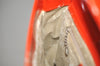 Authentic GUCCI Vintage Shoulder Hand Bag Purse Enamel Orange Junk 1647K
