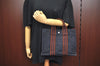 Authentic HERMES Fourre Tout PM Hand Tote Bag Canvas Navy Blue 1648I