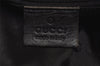 Auth GUCCI Bamboo Sherry Line 2Way Shoulder Bag GG Canvas Leather Black 1648J