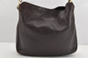 Authentic GUCCI Bamboo 2Way Shoulder Hand Bag Purse Leather Brown Junk 1648K