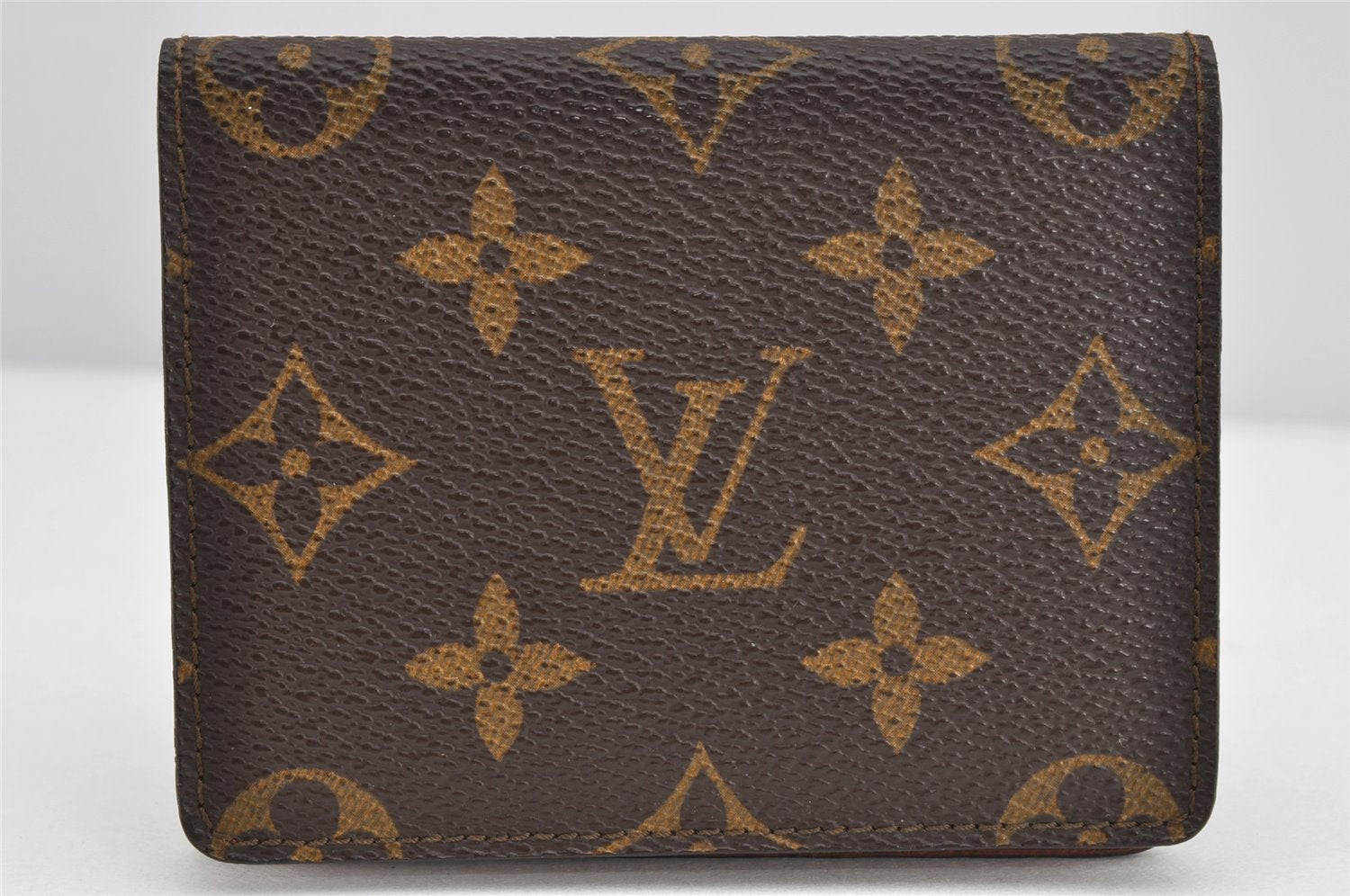 Authentic Louis Vuitton Monogram Vintage Card Pass Case Purse LV 1650K