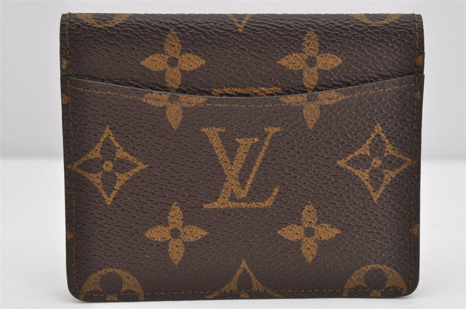 Authentic Louis Vuitton Monogram Vintage Card Pass Case Purse LV 1650K