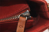 Authentic BURBERRY BLUE LABEL Shoulder Cross Body Bag Canvas Leather Red 1652J