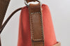 Authentic BURBERRY BLUE LABEL Shoulder Cross Body Bag Canvas Leather Red 1652J