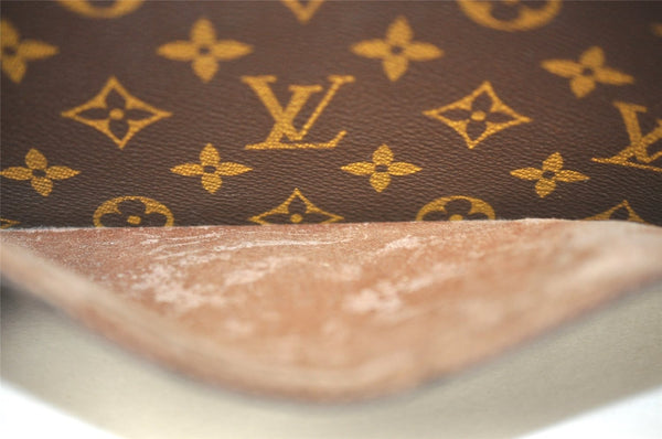 Authentic Louis Vuitton Monogram Pochette Homme Clutch Hand Bag M51795 LV 1653I