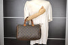 Authentic Louis Vuitton Monogram Speedy 30 Hand Boston Bag M41526 LV 1654I