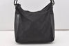 Authentic GUCCI Shoulder Hand Bag Purse GG Nylon Leather 0013766 Black 1654J