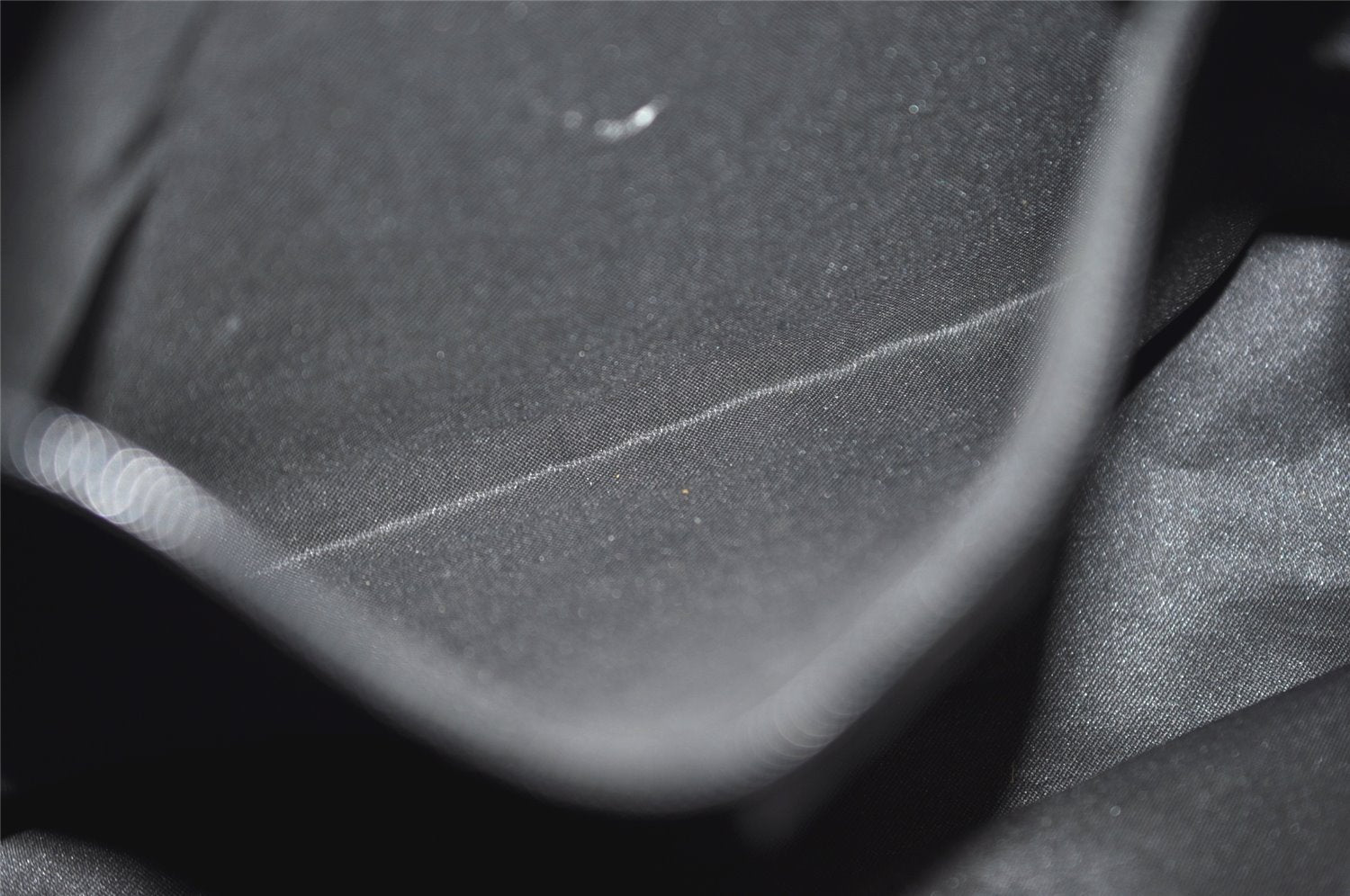 Authentic GUCCI Shoulder Hand Bag Purse GG Nylon Leather 0013766 Black 1654J