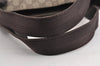 Authentic GUCCI Vintage Shoulder Tote Bag GG PVC Leather 141624 Brown 1655J