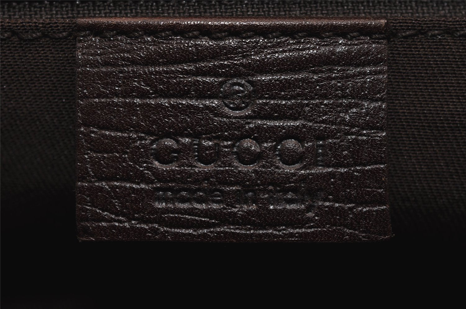 Authentic GUCCI Vintage Shoulder Tote Bag GG PVC Leather 141624 Brown 1655J