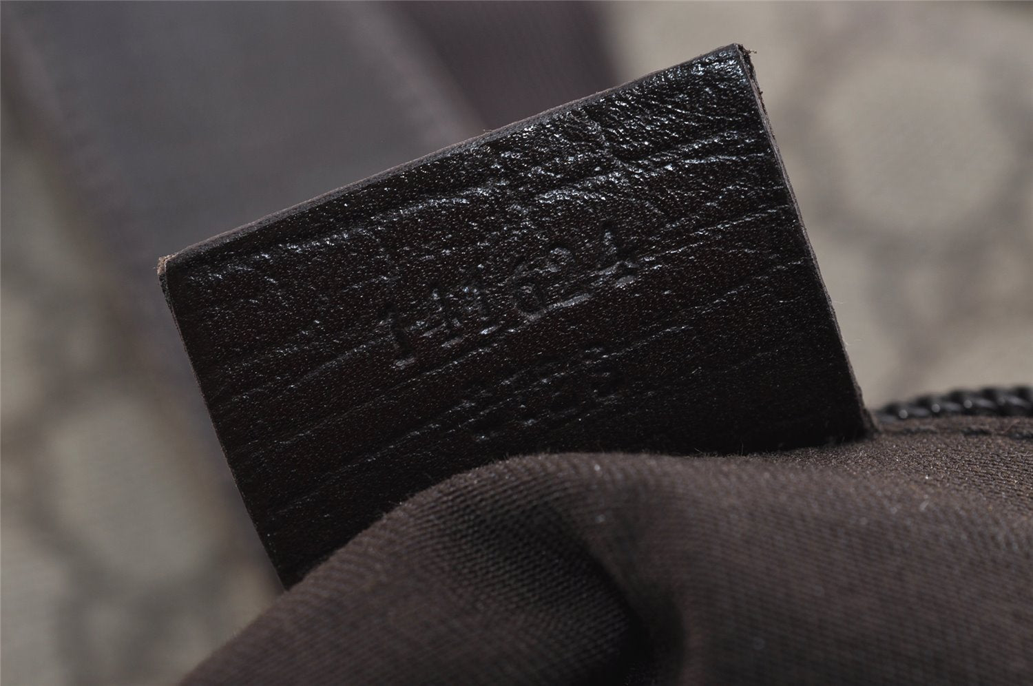 Authentic GUCCI Vintage Shoulder Tote Bag GG PVC Leather 141624 Brown 1655J