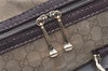 Authentic GUCCI 2Way Hand Bag GG Canvas Leather 189893 Beige Brown 1656J