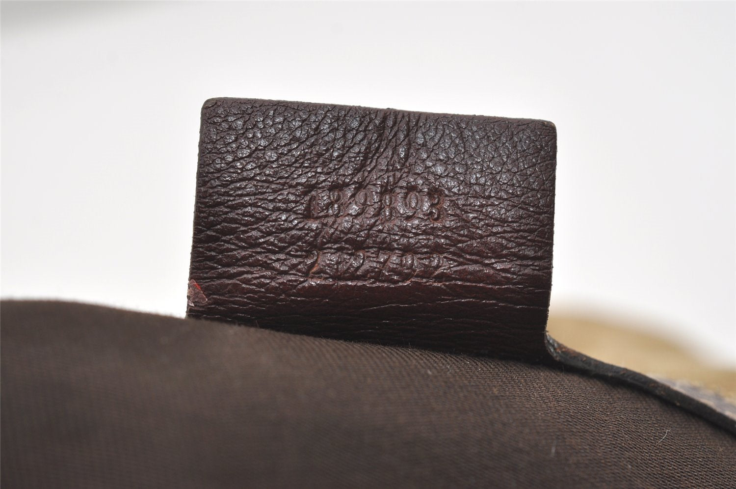 Authentic GUCCI 2Way Hand Bag GG Canvas Leather 189893 Beige Brown 1656J