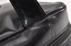 Authentic GUCCI Vintage 2Way Shoulder Hand Bag Purse Enamel Black Junk 1656K