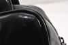 Authentic GUCCI Vintage 2Way Shoulder Hand Bag Purse Enamel Black Junk 1656K