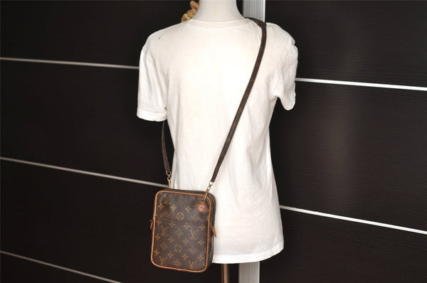 Authentic Louis Vuitton Monogram Danube Shoulder Cross Bag Old Model LV 1657I
