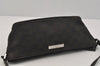 Authentic GUCCI Vintage Hand Bag Pouch Purse GG Canvas Leather 07198 Brown 1657J