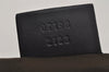Authentic GUCCI Vintage Hand Bag Pouch Purse GG Canvas Leather 07198 Brown 1657J