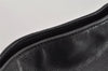 Authentic GUCCI Bamboo 2Way Shoulder Hand Bag Leather Black 0011577 Junk 1657K
