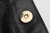 Authentic GUCCI Bamboo 2Way Shoulder Hand Bag Leather Black 0011577 Junk 1657K