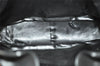 Authentic GUCCI Bamboo 2Way Shoulder Hand Bag Leather Black 0011577 Junk 1657K