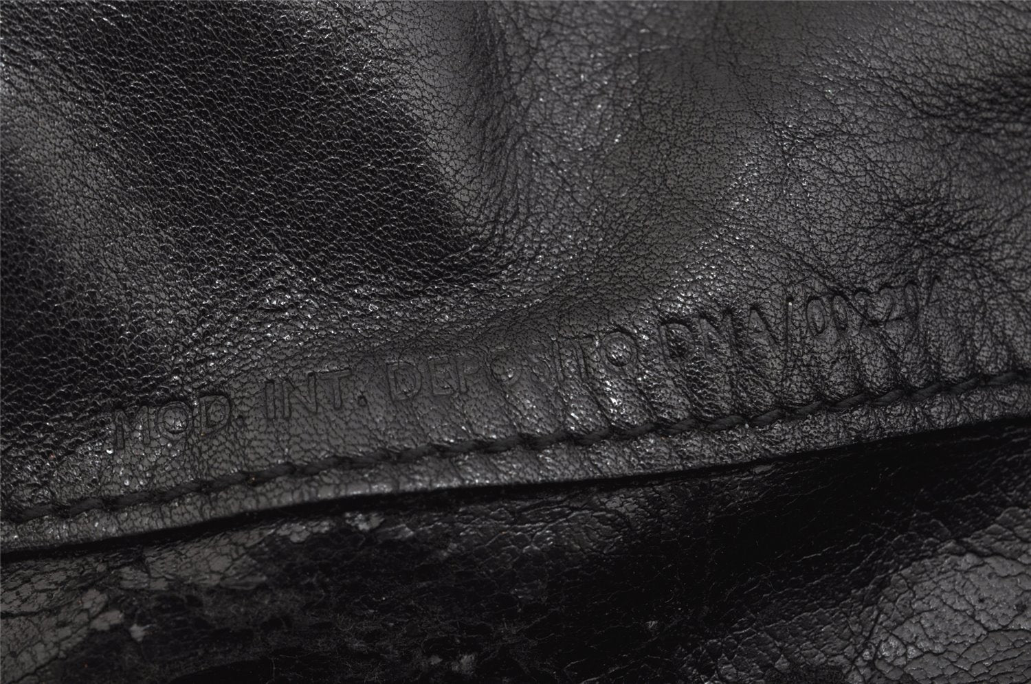 Authentic GUCCI Bamboo 2Way Shoulder Hand Bag Leather Black 0011577 Junk 1657K