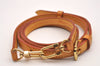 Authentic Louis Vuitton Leather Shoulder Strap Beige 39.6-46.1" LV 1658J