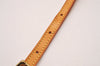 Authentic Louis Vuitton Leather Shoulder Strap Beige 39.6-46.1" LV 1658J