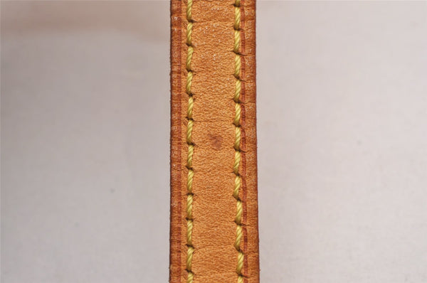 Authentic Louis Vuitton Leather Shoulder Strap Beige 39.6-46.1" LV 1658J