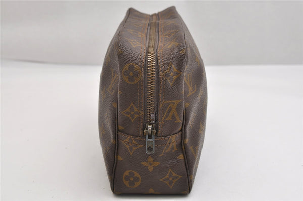 Auth Louis Vuitton Monogram Trousse Toilette 28 Clutch Hand Bag Old Model 1658K