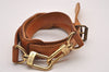 Authentic Louis Vuitton Leather Shoulder Strap Beige 37.2-44.5" LV 1659J