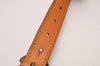 Authentic Louis Vuitton Leather Shoulder Strap Beige 37.2-44.5" LV 1659J