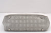 Authentic CHANEL New Travel Line Shoulder Tote Bag Nylon Leather Silver 1659K