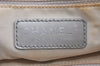 Authentic CHANEL New Travel Line Shoulder Tote Bag Nylon Leather Silver 1659K