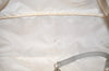 Authentic CHANEL New Travel Line Shoulder Tote Bag Nylon Leather Silver 1659K