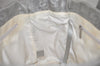 Authentic CHANEL New Travel Line Shoulder Tote Bag Nylon Leather Silver 1659K