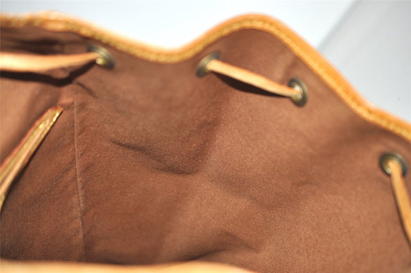 Authentic Louis Vuitton Monogram Montsouris GM Backpack M51135 LV 1660I