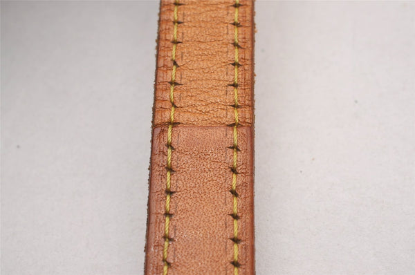 Authentic Louis Vuitton Leather Shoulder Strap Beige 41.5-48.4" LV 1660J