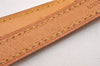 Authentic Louis Vuitton Leather Shoulder Strap Beige 41.5-48.4" LV 1660J